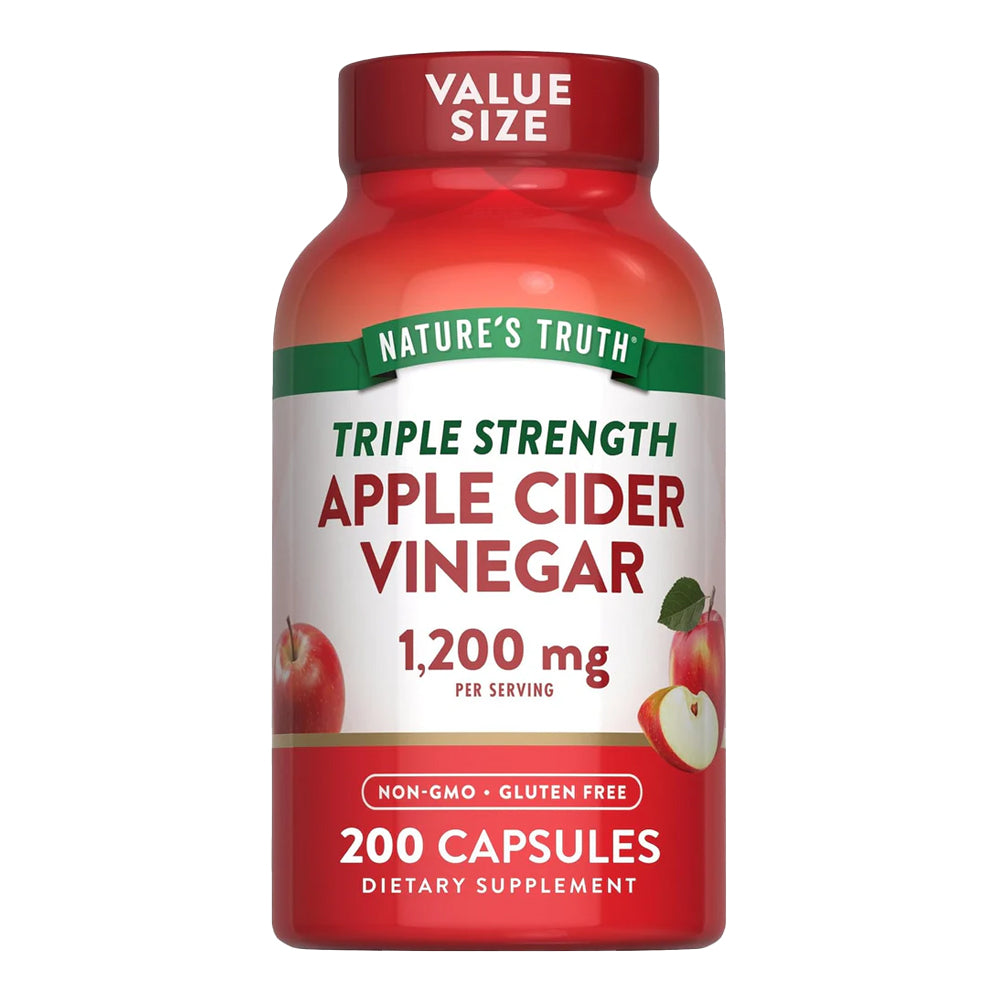Vinagre de Manzana 1200 Mg - 200 Cápsulas