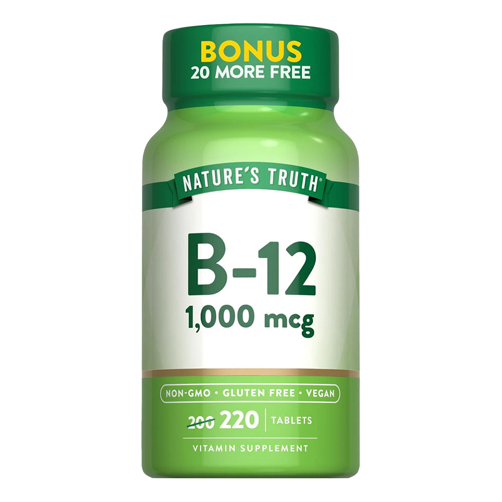 Vitamina B-12 1,000 mcg - Tabletas