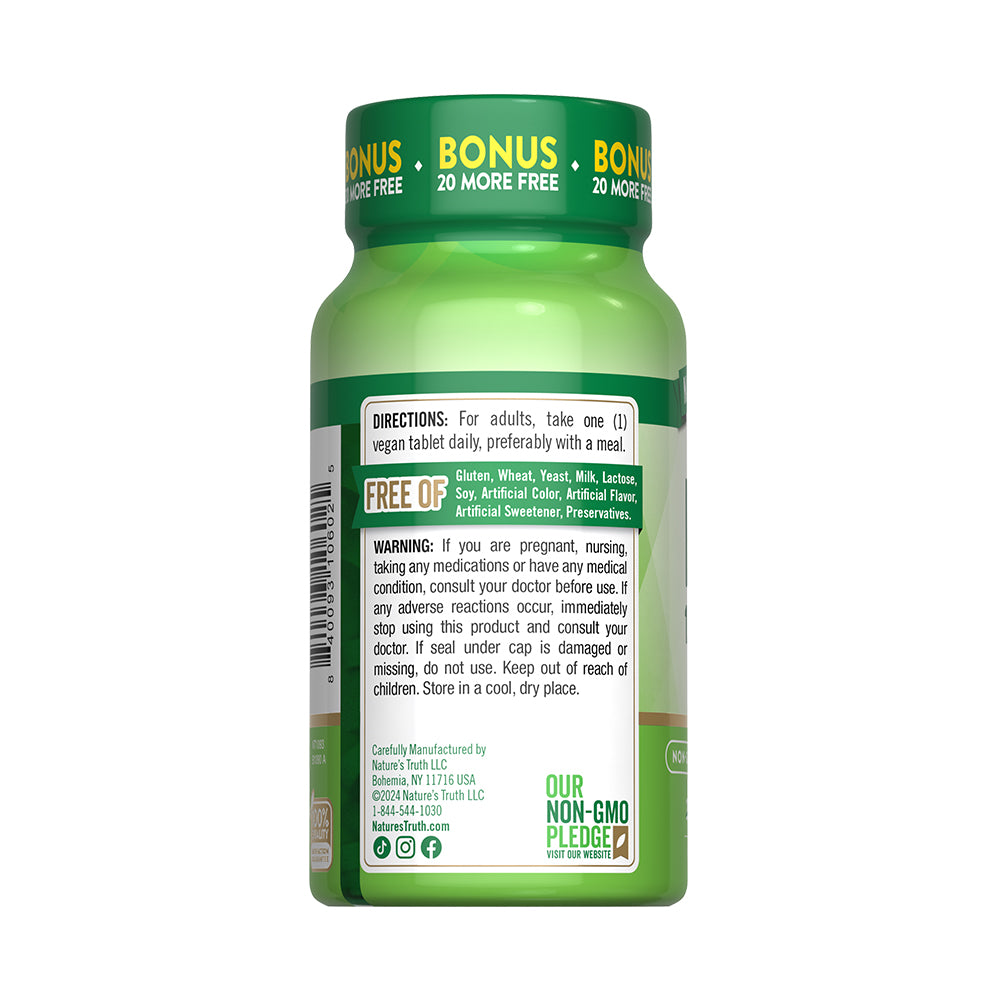 Vitamina B-12 1,000 mcg - Tabletas