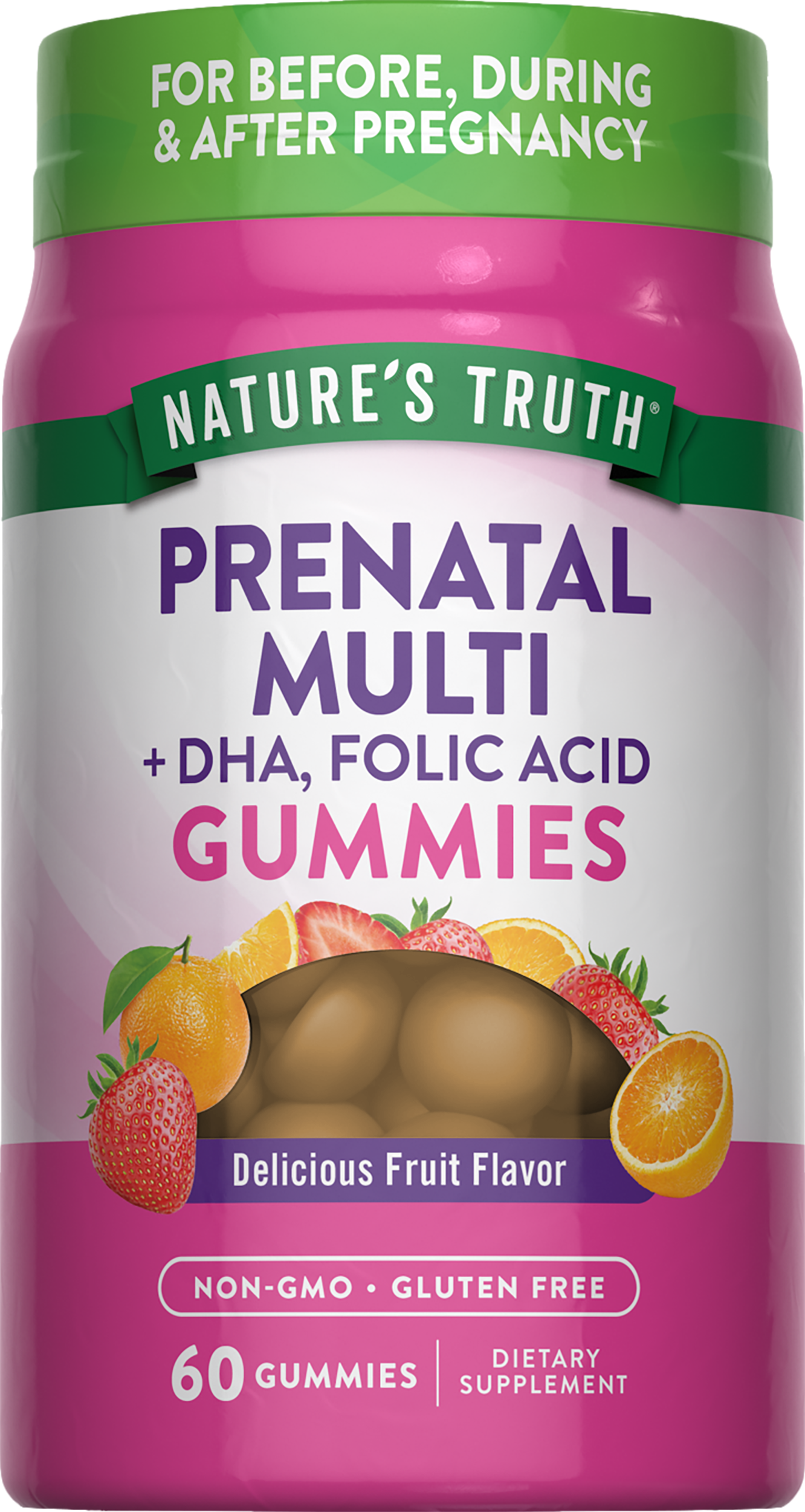 Prenatal Multivitamínico DHA + Ácido Fólico - 60 Gomitas