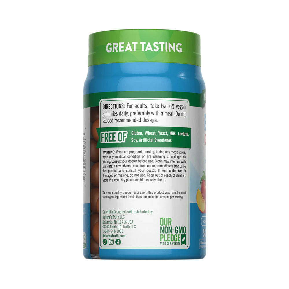 Gomitas de Biotina 10,000 mcg - 50 Gomitas