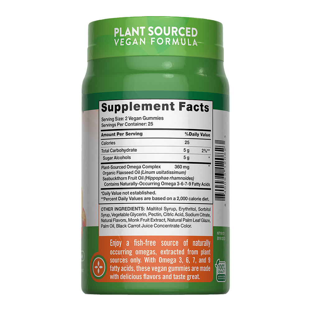 Gomitas de Omega 3-6-7-9 - 50 Gomitas