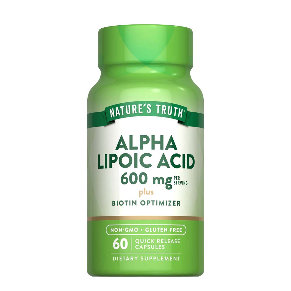 Acido Alpha Lipoic 300 mg + Biotina 60 cápsulas