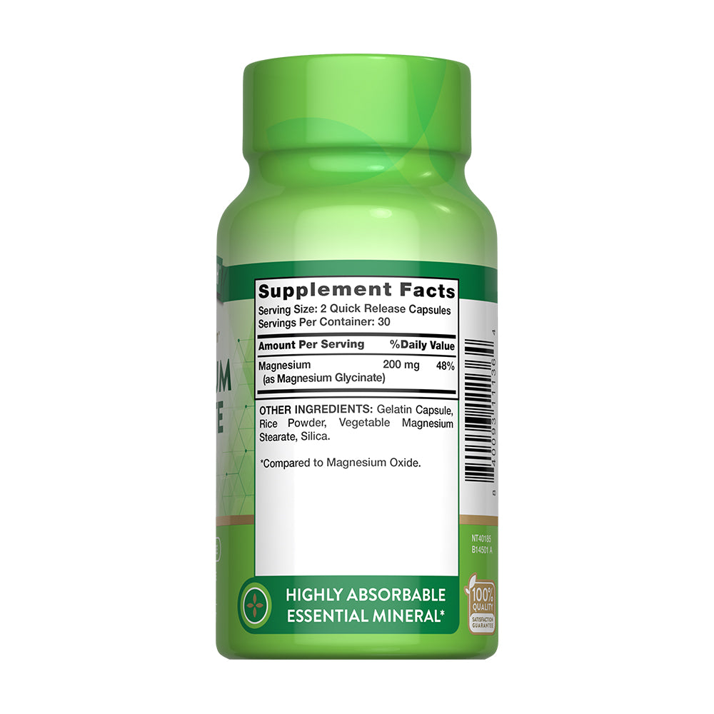Magnesio Glicinato 200 Mg - Cápsulas