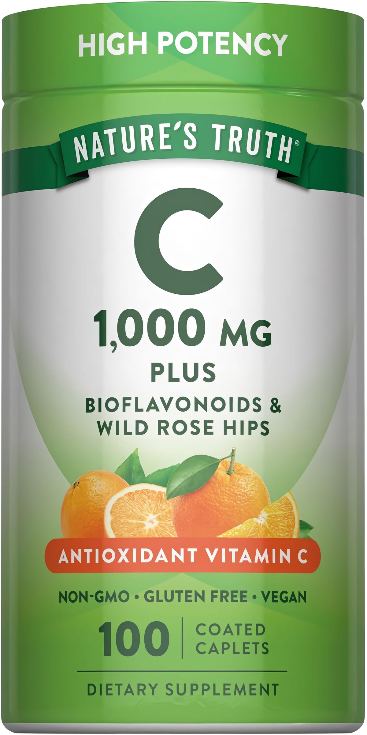 Vitamina C 1000 mg + Bioflavonoides & Rosa Mosqueta - 100 Caplets