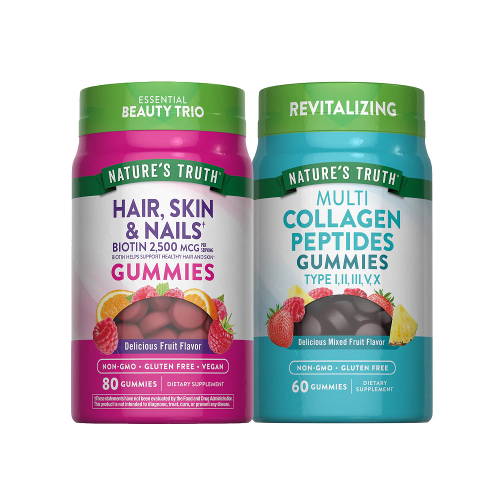 Pack Brillo Radiante - Hair Skin & Nails + Multi Colágeno Gummies