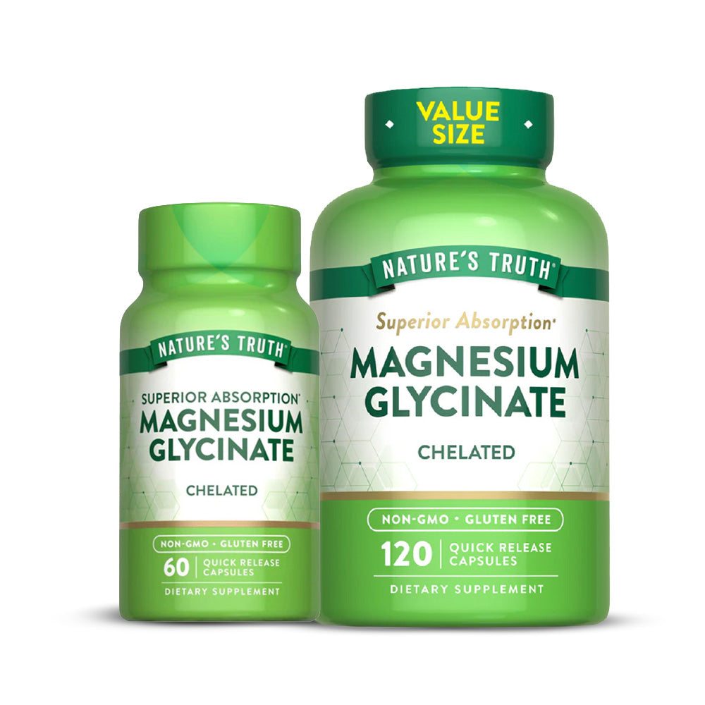 Pack Glicinato de Magnesio 180 Cápsulas (120 + 60)