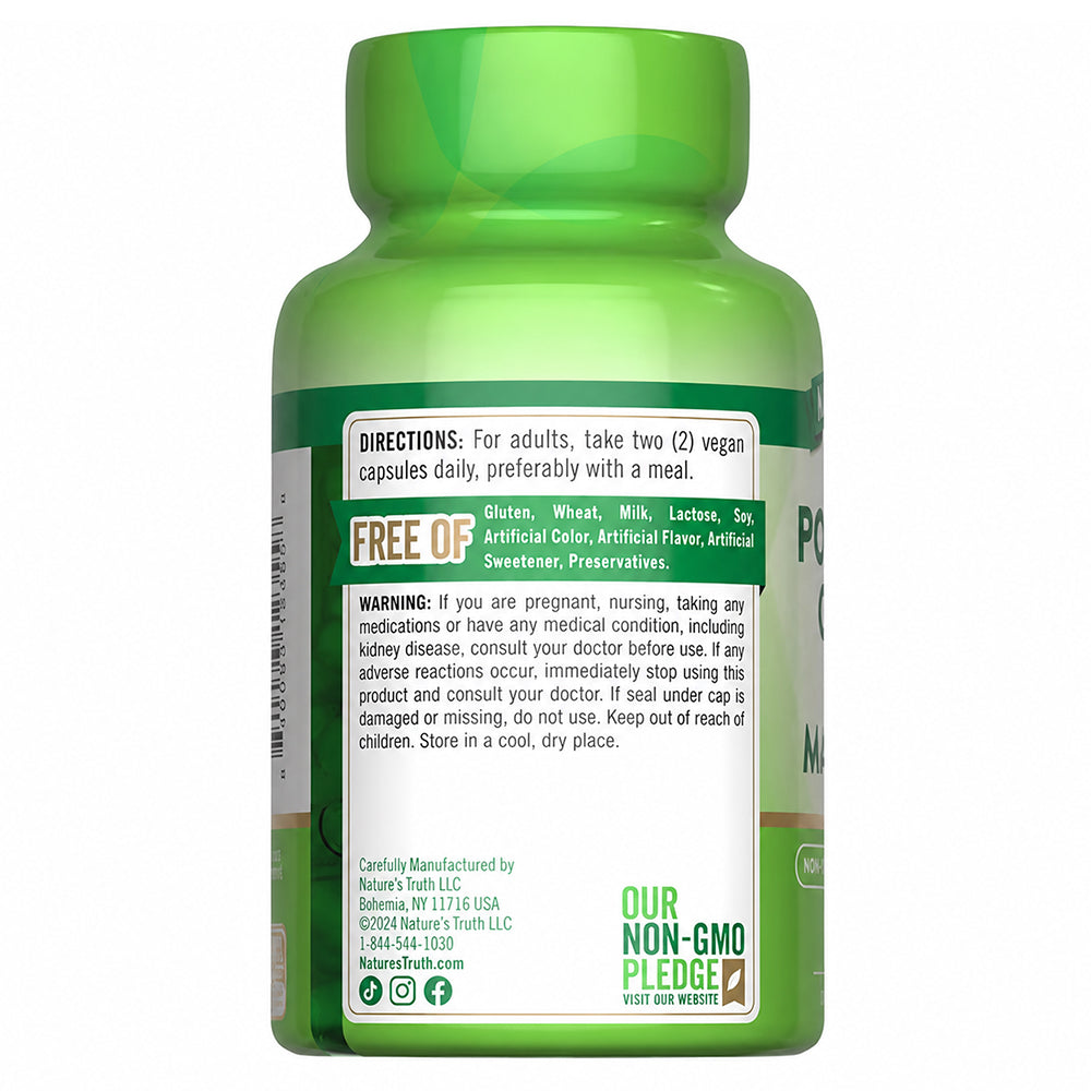 Citrato de Potasio + Magnesio 200mg - 90 Cápsulas