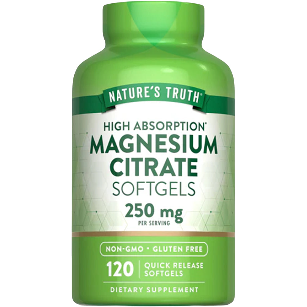 Pack Magnesio Glicinato 120 Cáps + Citrato 120 Softgels