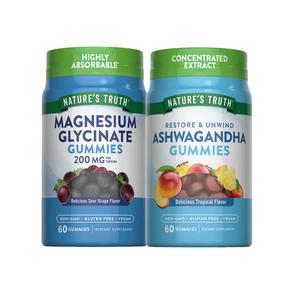 Pack "Descanso y Calma" - Ashwagandha Gummies + Glicinato Gummies