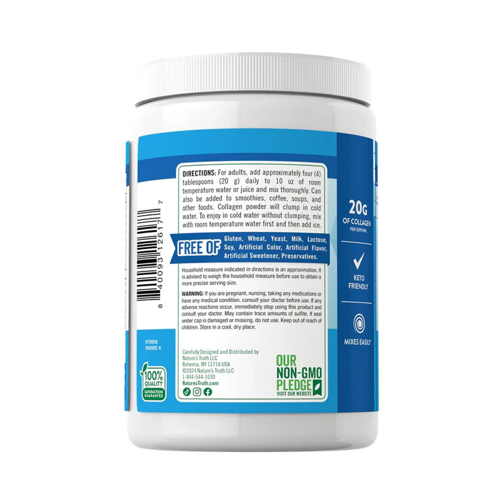 Ultra Colágeno en polvo tipo 1 & 3 - Grass Fed 283 gr. | 20 gr por servicio