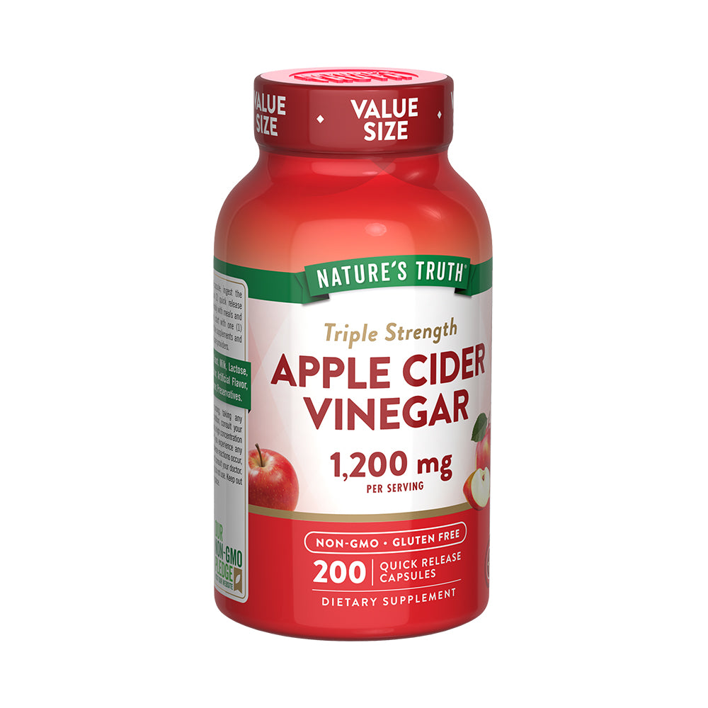 Vinagre de Manzana 1200 Mg - 200 Cápsulas