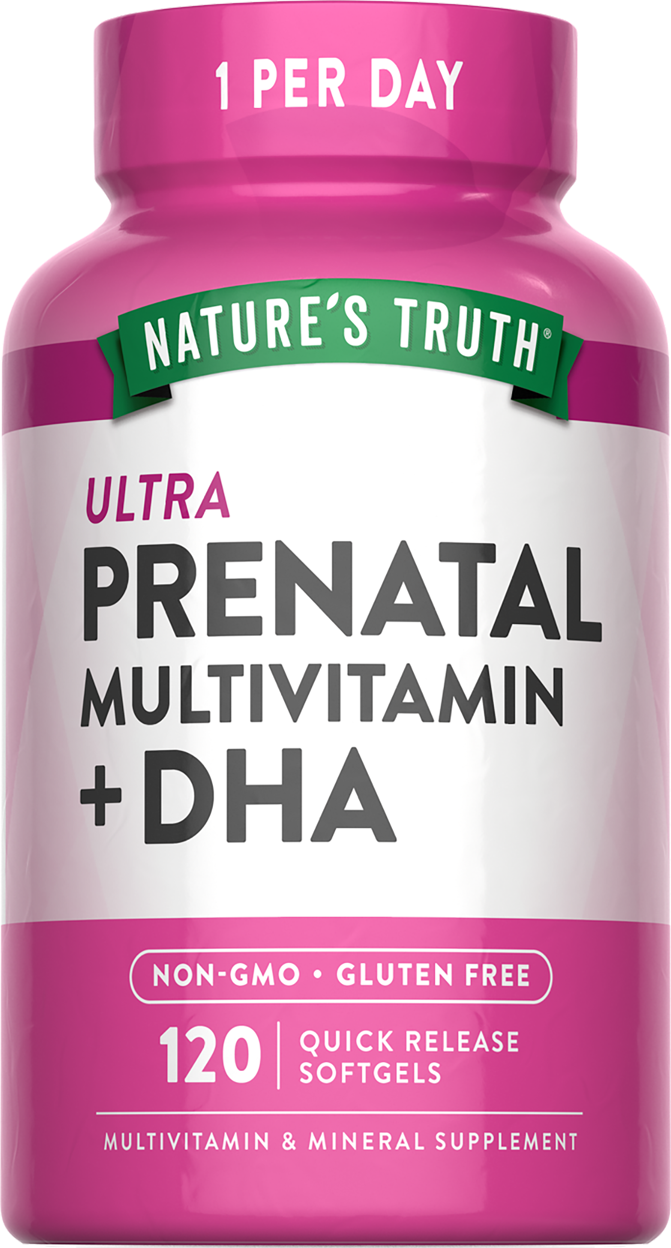 Ultra Prenatal Multivitamínico + DHA 120 Capsulas
