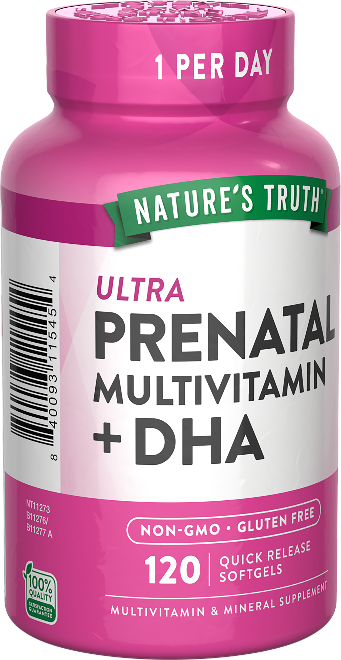 Ultra Prenatal Multivitamínico + DHA 120 Capsulas