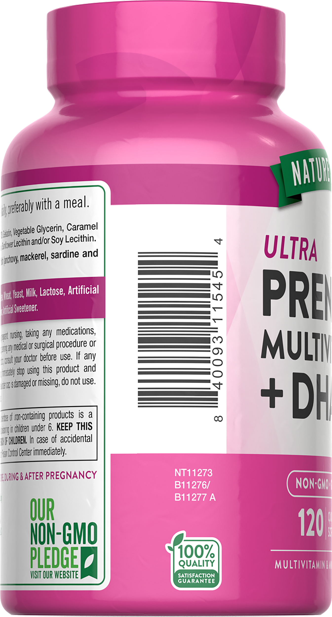 Ultra Prenatal Multivitamínico + DHA 120 Capsulas