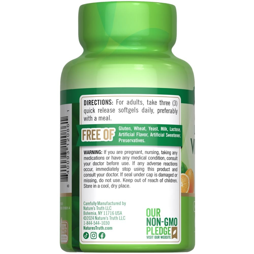 Vitamina C Liposomal 1650 mg - 60 Softgels