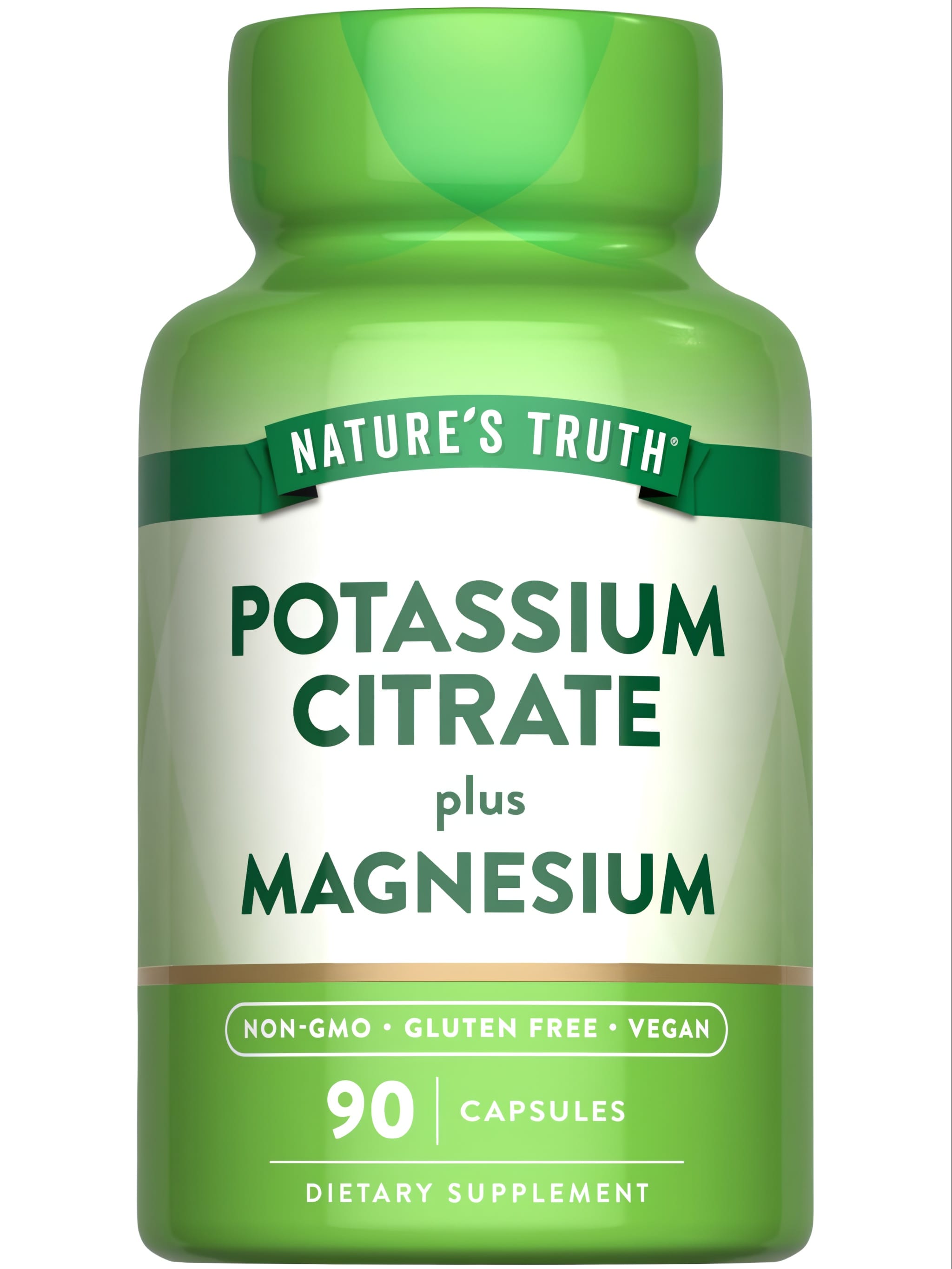 Potassium & Magnesium Citrate 90 Cápsulas - Nature's Truth