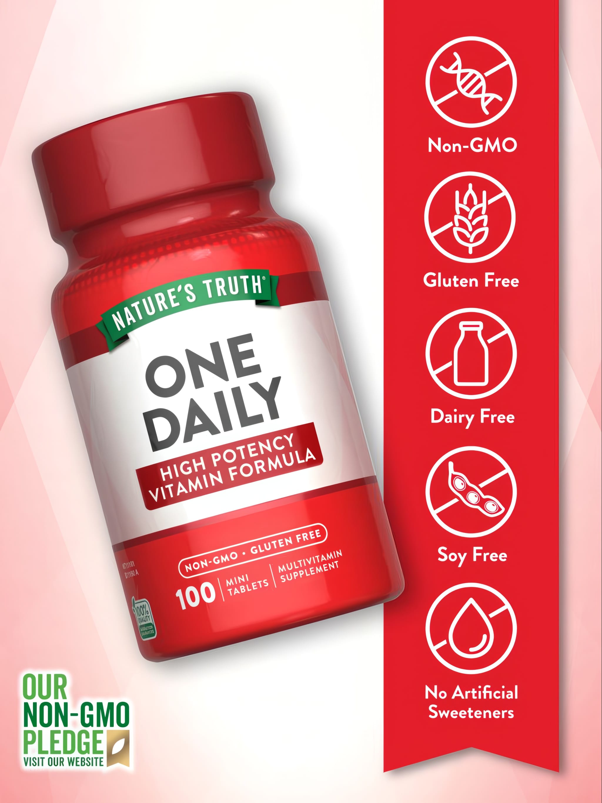One Daily Essential Multivitamin 100 Mini Tabletas - Nature's Truth