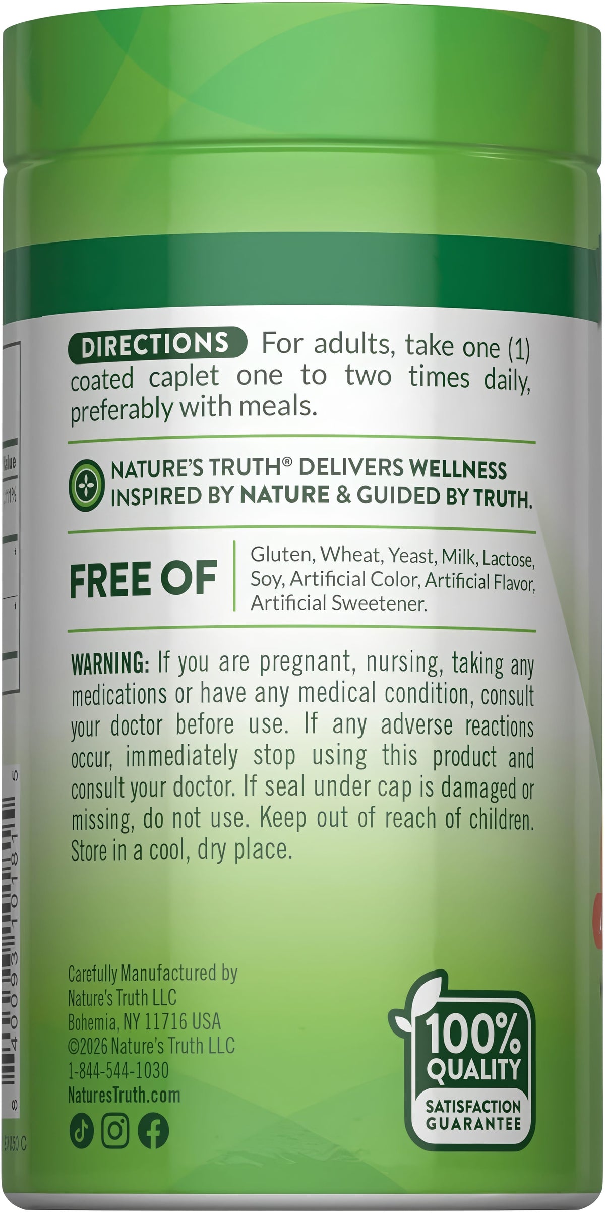 Vitamina C 1000 mg + Bioflavonoides & Rosa Mosqueta - 100 Caplets